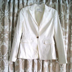 Banana Republic white stretch blazer size 4